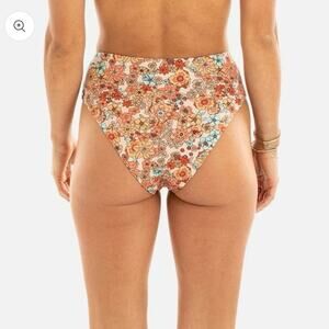 NWOT Jetty Taylor Bikini Bottom - Blush Floral Size XS Surf Beach Swim $55.95